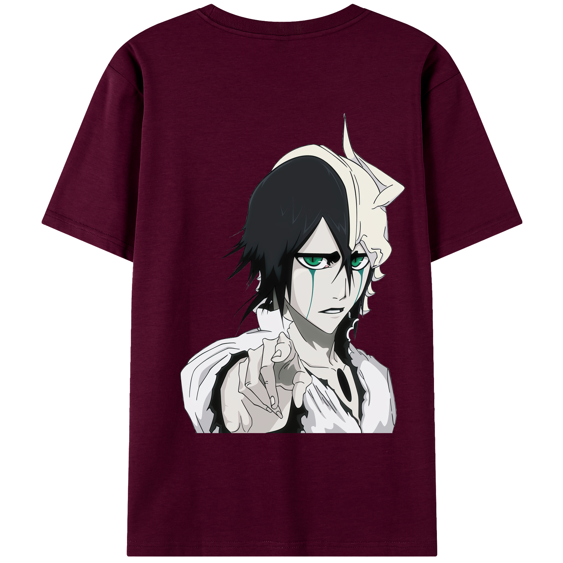 （画像用） ブリーチ ウルキオラ·シファー BLEACH Ulquiorra cifer レディース半袖Tシャツ(バックプリント)